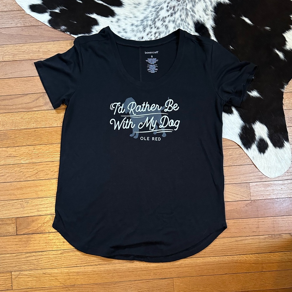 i’d rather be with my dog t-shirt